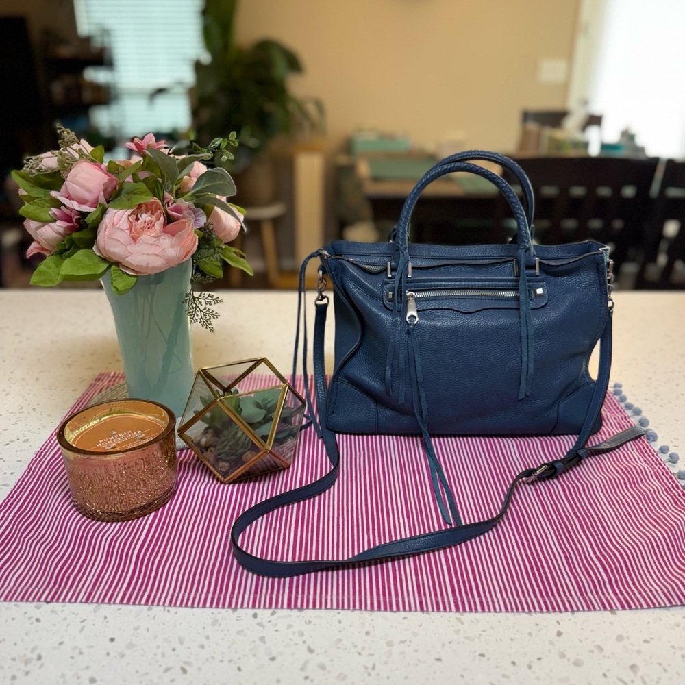 Rebecca Minkoff Octavio Regan Satchel in Blue